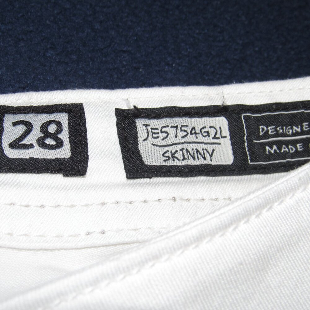 MISS ME Skinny White Sequin Pocket Jeans Size 28 (Inseam: 33”) - Picture 7 of 9